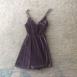 Urban outfitters velvet romper